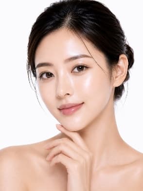 Deeply hydrated, glowing skin after skin booster treatment